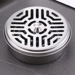 Hộp Inox Đựng Hương Muỗi Có Nắp 14.5x3,5cm - HDHM01