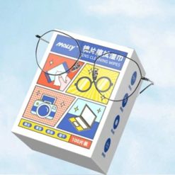 Hộp 100 Khăn Lau Kính Hộp 12X16 Cm - KLK01