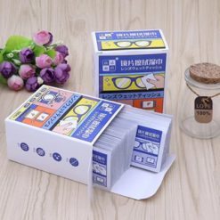 Hộp 100 Khăn Lau Kính Hộp 12X16 Cm - KLK01