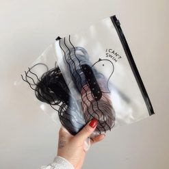 Set 100 Dây Thun Buộc Tóc Có Túi Zip 18x12cm - DTBT100