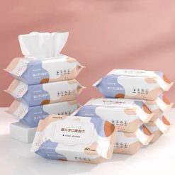 Khăn Giấy Ướt Lau Mặt Cao Cấp 80 Tờ - KGU80T