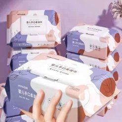 Khăn Giấy Ướt Lau Mặt Cao Cấp 80 Tờ - KGU80T