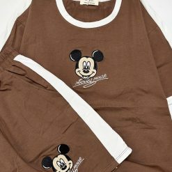 Đồ bộ quần đùi áo tay ngắn in hình chươt Mickey nhỏ - DBO4958