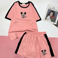 Đồ bộ quần đùi áo tay ngắn in hình chươt Mickey nhỏ - DBO4958