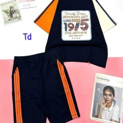 Đồ bộ quần lửng áo tay ngắn in số 1975 - DBO4961