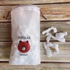 Combo 3 Bịt màng bọc- 1 bịt 100 Túi Bọc Thực Phẩm Co Giãn Siêu Dai Dùng 1 Lần 17x21x4cm(3 - BTPCG01