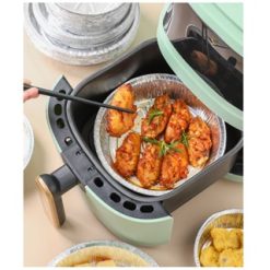 Combo 10 Đĩa Giấy Bạc Lót Nồi Chiên Không Dầu Lò Nướng 22cm - DGBLN01