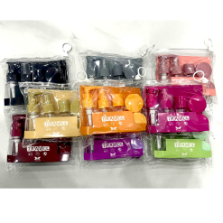 Bộ Chiết Mỹ Phẩm 6 Món Kèm Túi Zip Nhiều Màu 16x13cm - BCMP6M01