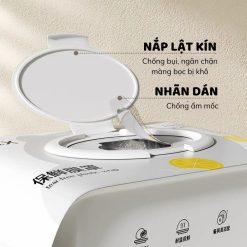 Gói 100 Màng Bọc Thực Phẩm Dạng Rút Siêu Dai Có Nắp Đậy Kính 30X14cm - GMBTP01