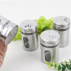 Lọ Đựng Tiêu Inox Nắp Xoay Tiện Dụng - LDT01