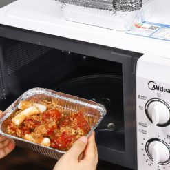 Combo 10 Khuôn Giấy Bạc Hình Chữ Nhật 410ml Tiện Lợi 13,5x10,5x5cm - KGBCN01