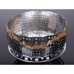 Vỉ Hấp Đồ Xôi Inox Size 23 Xòe Cánh 3 Chân 16x16x7cm - VHDX01