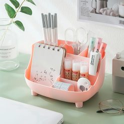 Hộp Đựng Bút 6 Ngăn Tặng Kèm Sticker Dễ Thương 19x14x10.5cm - HDBDN01