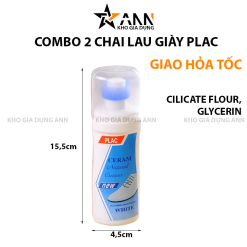 Combo 2 Chai Lau Giày Plac Tẩy Trắng Giày Nhanh Chóng - CLG01