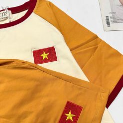 Đồ bộ quần đùi áo tay ngắn in hình cờ Việt Nam - DBO4978