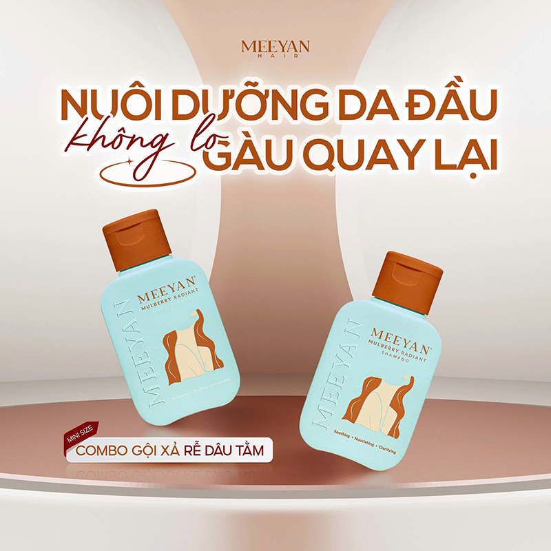 Giá sỉ combo Dầu Gội Xả Rễ Dâu Tằm Meeyan Mini Giá sỉ combo Dầu Gội Xả Rễ Dâu Tằm Meeyan Mini