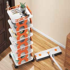 Kệ Để Giày 5 Tầng Có Bánh Xe 24x26x73cm - KDG5T01