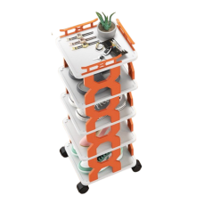 Kệ Để Giày 5 Tầng Có Bánh Xe 24x26x73cm - KDG5T01