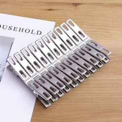 Set 20 Kẹp Inox Kẹp Quần Áo 4x2x1cm - KINKQA01