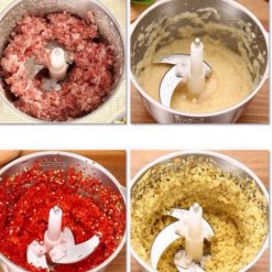 Máy Xay Thịt Inox 4 Lưỡi 25x30cm - MXTDN01