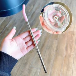 Bình Giữ Nhiệt Inox Có Tay Cầm Hoạt Hình 900ml - BGNTCHH01