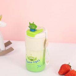 Ly Giữ Nhiệt Inox Hoạt Hình - Cốc Giữ Nhiệt Có Quai Cho Bé 420ml - LGNIN01