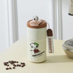 Ly Giữ Nhiệt Inox Hoạt Hình - Cốc Giữ Nhiệt Có Quai Cho Bé 420ml - LGNIN01