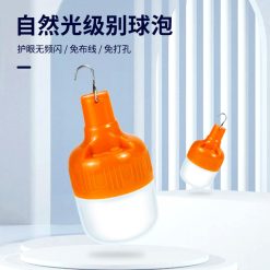 Đèn Tích Điện Siêu Sáng 150W Bóng Đèn Led Chống Nước Sạc USB 17X10.5cm - DTD200W01