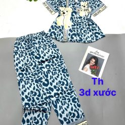 Đồ bộ pijama quần dài áo tay ngắn in nhiều hình - DBO4994