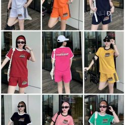 Đồ bộ quần đùi áo tay ngắn thể thao - DBO5002