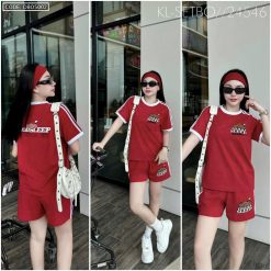 Đồ bộ quần đùi áo tay ngắn thể thao - DBO5002