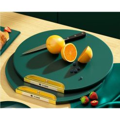 Thớt Nhựa Kháng Khuẩn Chống Thấm Nước Tiện Dụng 34.7x35.5x1.2cm - TNKK01