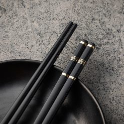 Set 10 Đôi Đũa 3 Sọc Chống Trơn Trượt 24cm - DBSCT01