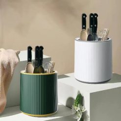 Hộp Đựng Đũa Muỗng Xoay 360 Độ 20.5x16cm - HDDM01