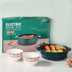 Bếp Nướng Điện Chống Dính Tráng Men 26cm - BNDCD01