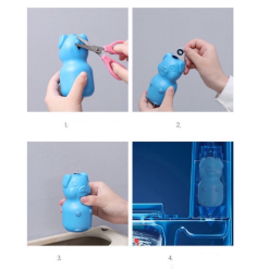 Set 2 Lọ Heo Thả Bồn Cầu Diệt Khuẩn Siêu Sạch Tiết Kiệm 10x5.5cm - LHTBC01