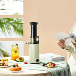 Máy Ép Chậm Nhỏ Nineshied KB F6B Máy Ép Trái Cây Kèm 2 Ly Nhựa 37.5x10cm - MECN01