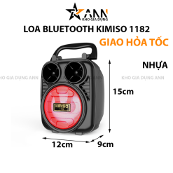 Loa Bluetooth Không Dây Kimiso 1182 12x9x15cm - LBLTKMS02