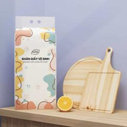 Set 4 Túi Khăn Giấy Rút Treo Tường 4 Lớp Top Gia 1 Túi 1280 Tờ Đa Năng 34x8x16cm - KGR01