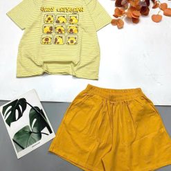 Đồ bộ quần đùi áo tay ngắn in hình capybara - DBO5024