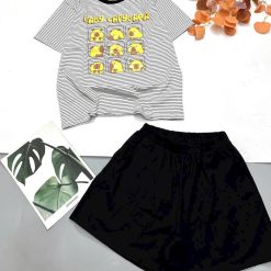 Đồ bộ quần đùi áo tay ngắn in hình capybara - DBO5024