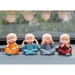 Bộ Tượng Bốn Không Chú Tiểu 4.5x4cm - BTBKCT01