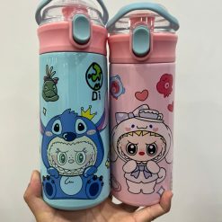 Bình Giữ Nhiệt Labubu 500ml Kèm Sticker 20.5x7cm - BGNLBB01