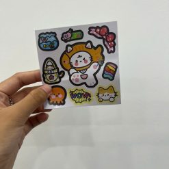 Bình Giữ Nhiệt Labubu 500ml Kèm Sticker 20.5x7cm - BGNLBB01