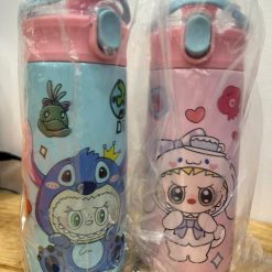 Bình Giữ Nhiệt Labubu 500ml Kèm Sticker 20.5x7cm - BGNLBB01