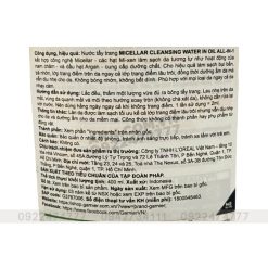 Nước Tẩy Trang Garnier Màu Vàng Micellar Cleansing Water in Oil 400ml - 6902395502005