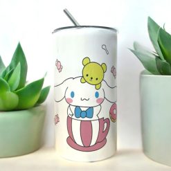 Ly Giữ Nhiệt Hoạt Hình 3D 600ml Kèm Ống Hút - BGNKOH3D01