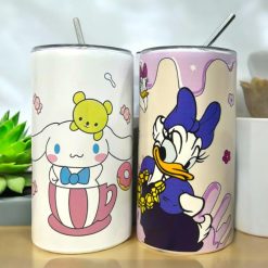 Ly Giữ Nhiệt Hoạt Hình 3D 600ml Kèm Ống Hút - BGNKOH3D01