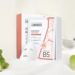 Mặt Nạ Colorkey Luminous B5 Regenerating Facial Mask Firming & Volumizing Hộp 10 Miếng - 6975326789387