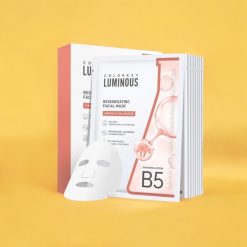 Mặt Nạ Colorkey Luminous B5 Regenerating Facial Mask Firming & Volumizing Hộp 10 Miếng - 6975326789387